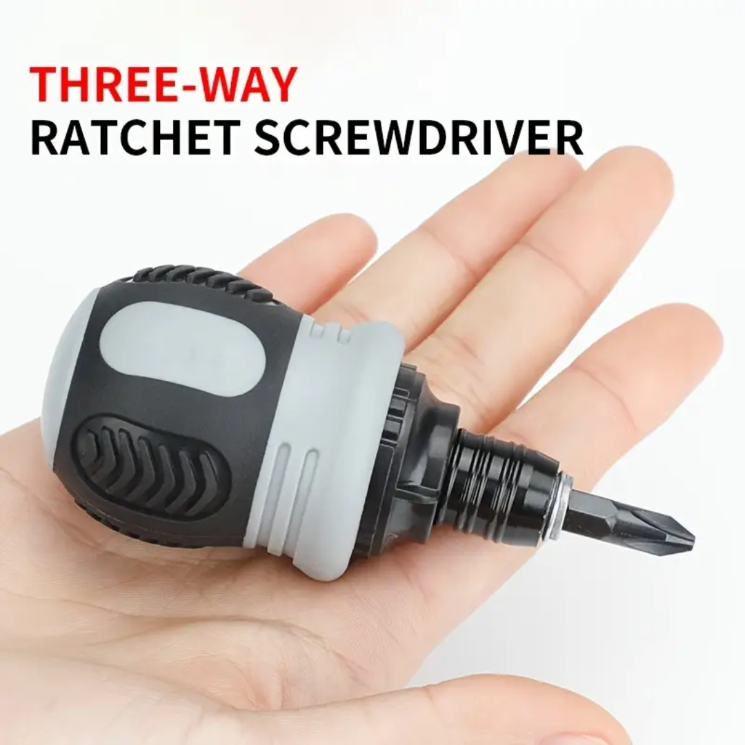 2-in-1 Ratchet Screwdriver | Magnetic Telescopic Tool