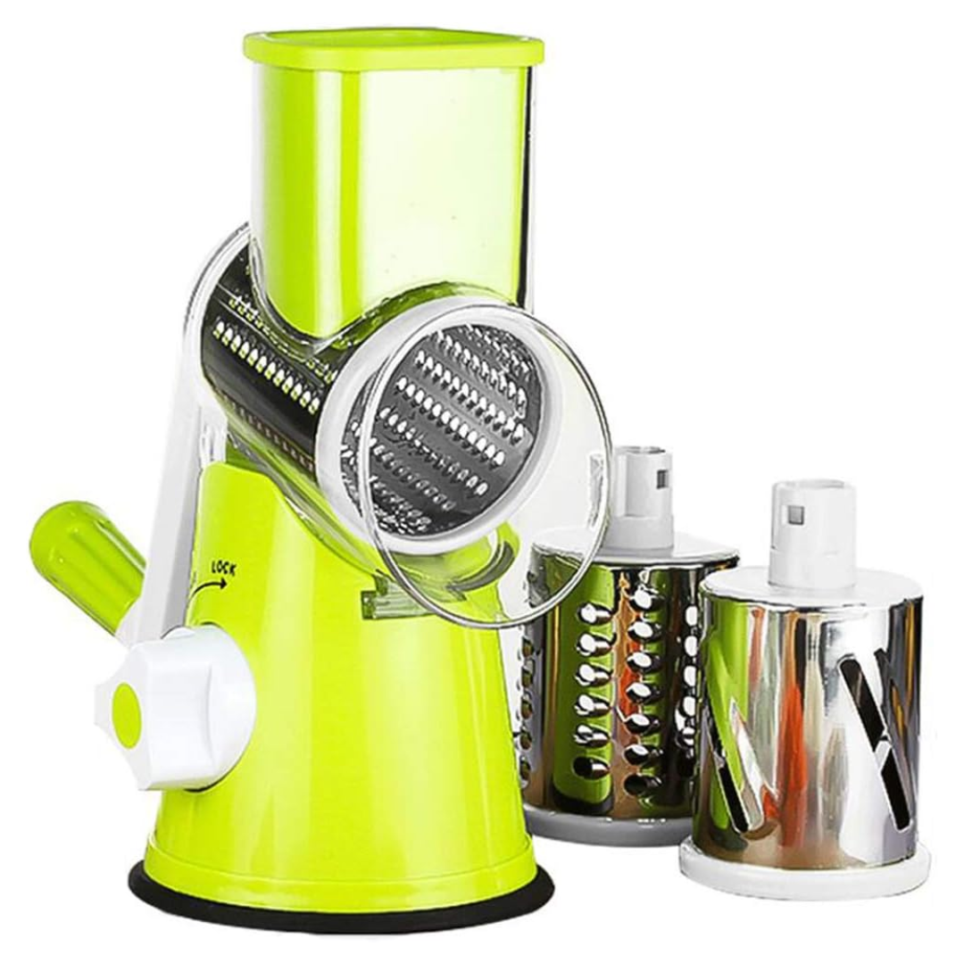 Top-Quality 3-in-1 Vegetable Slicer with Stainless Steel Blades