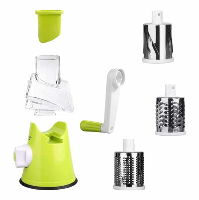 Top-Quality 3-in-1 Vegetable Slicer with Stainless Steel Blades