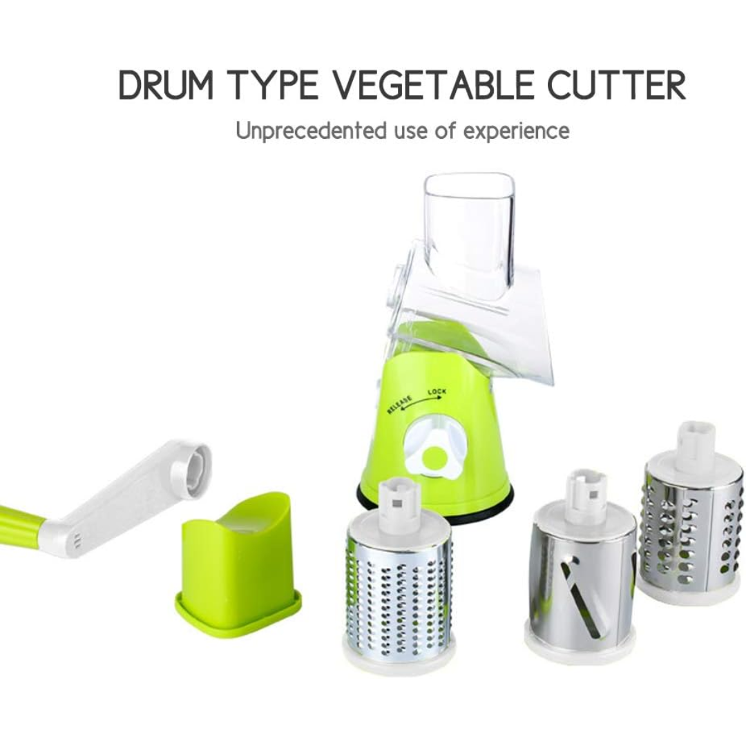 Top-Quality 3-in-1 Vegetable Slicer with Stainless Steel Blades